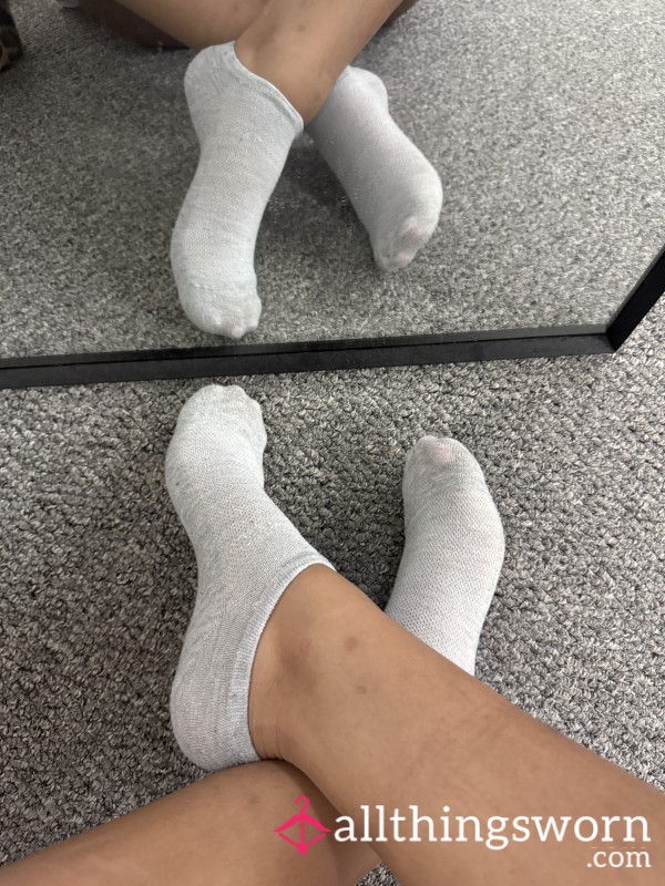 Grey Ankle Socks