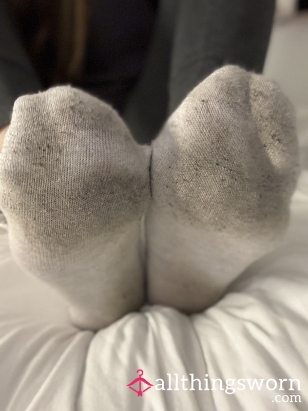 🤍 Grey Ankle Socks 🤍