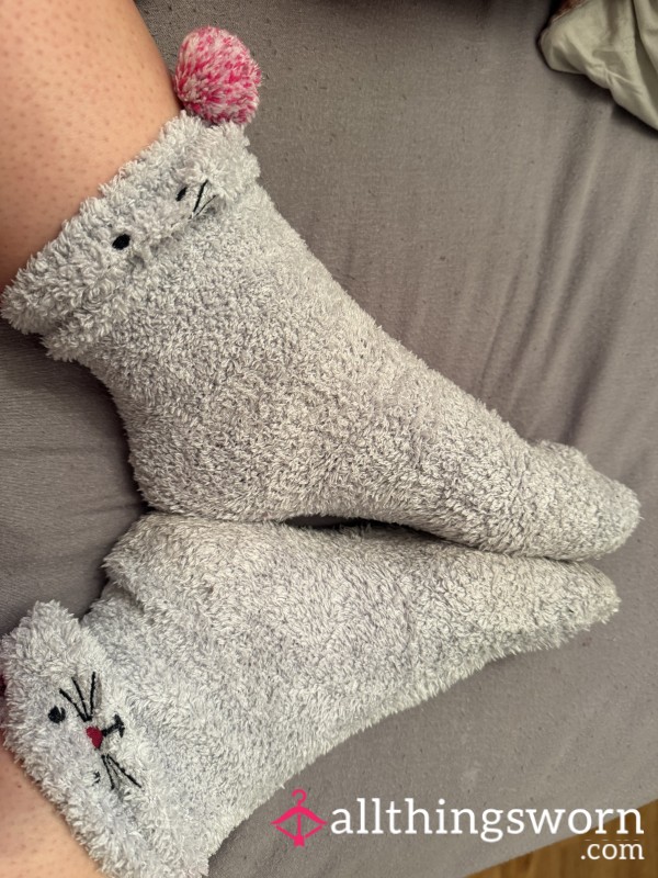 Grey Bed Socks