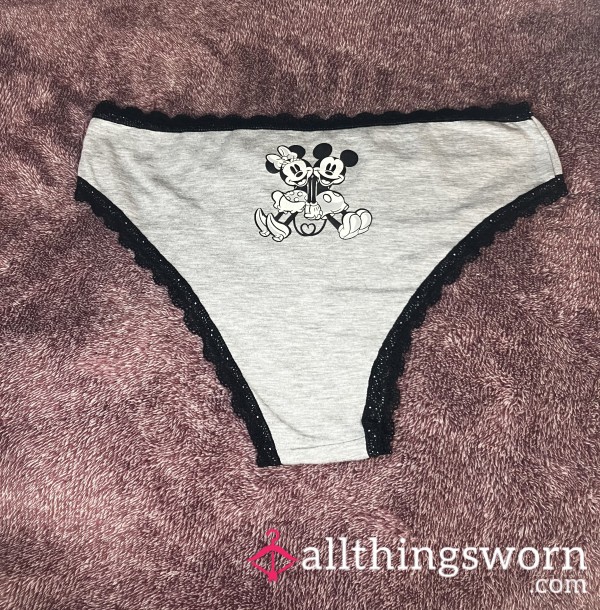 Grey & Black Panty! Size M