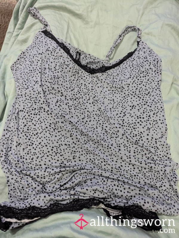 Grey Black Spot Nighty XXL