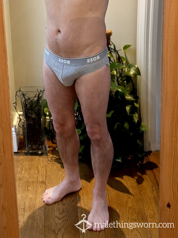 Grey Boss Briefs