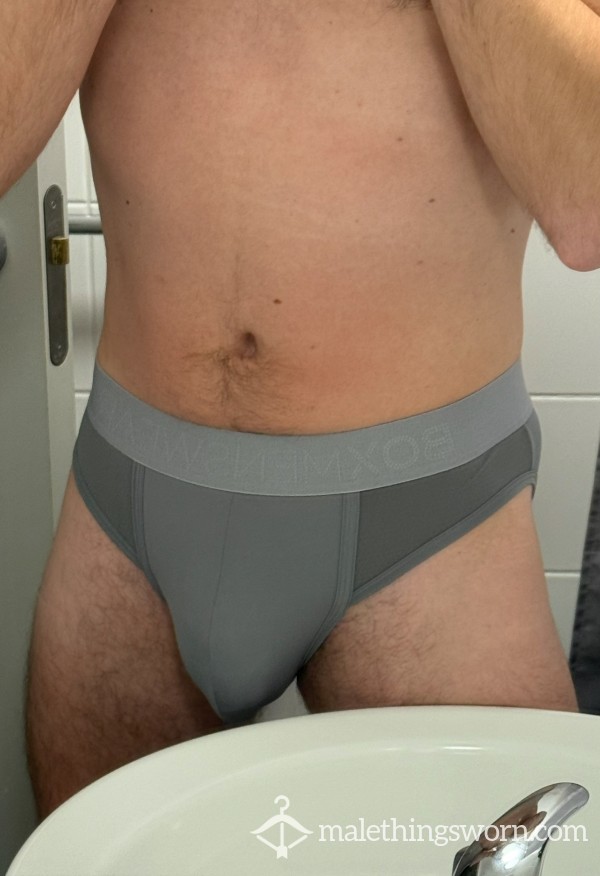Grey Box Menswear Briefs
