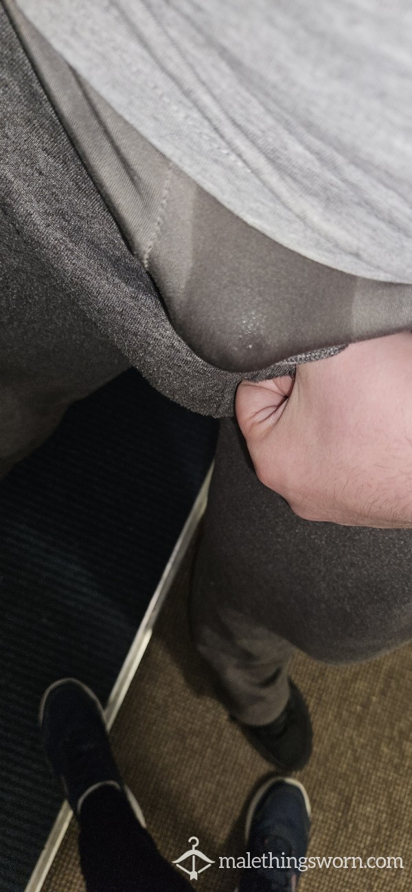 Grey Breifs With Fresh Load 👅