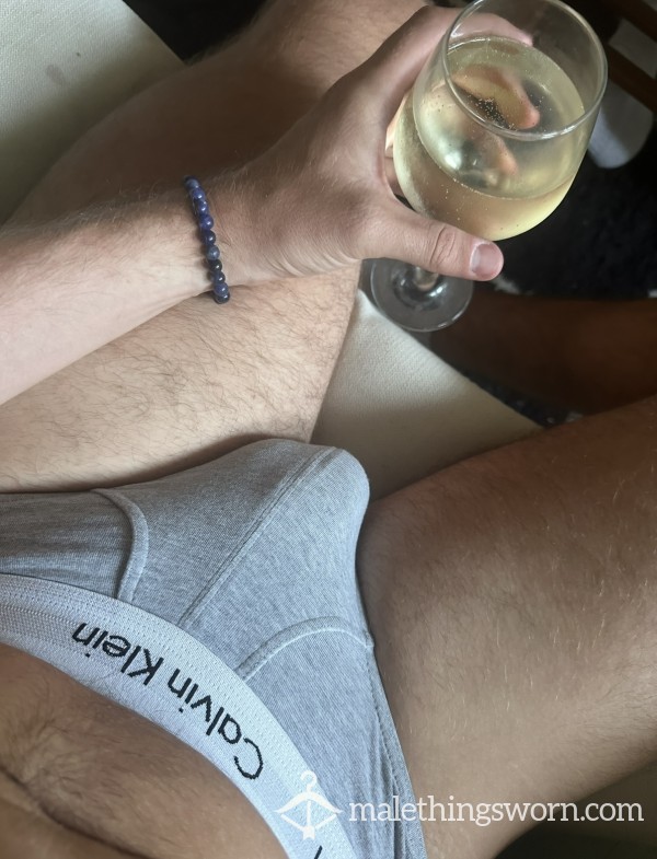 Grey Calvin Klein Briefs