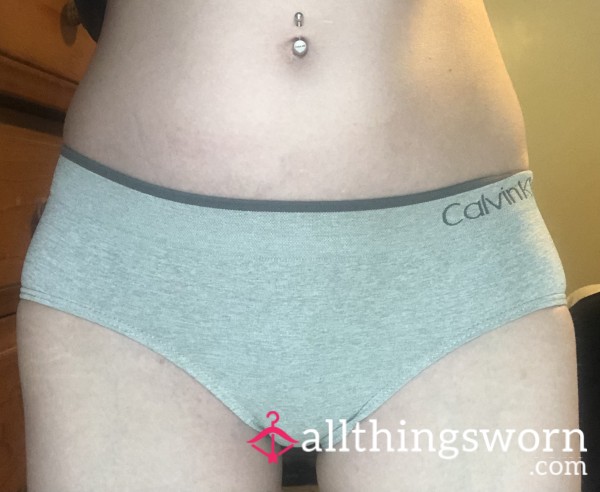 Grey Calvin Klein Hipsters — Soft, Snug & Impossible Not To Imagine