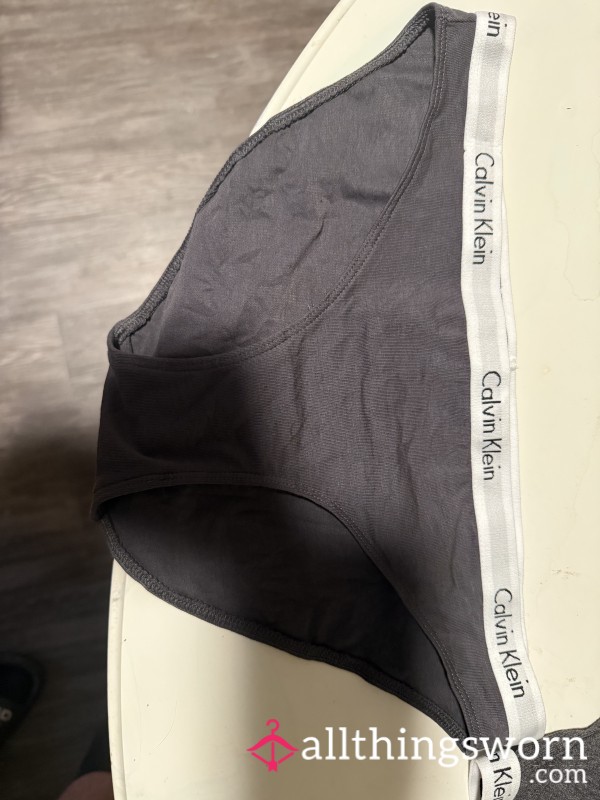 Grey Calvin Klein Panties