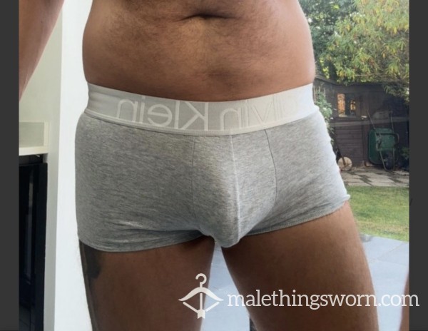 Grey Calvin Klein Trunks