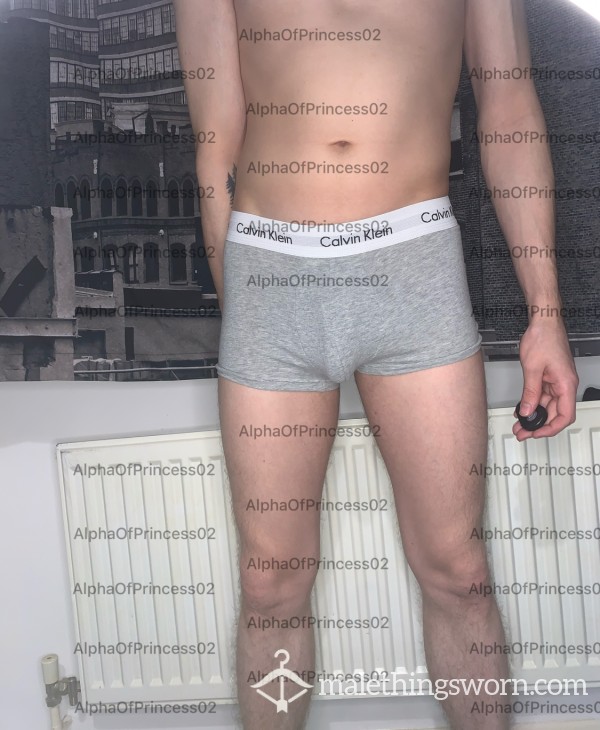 Grey Calvin Klein With White Band