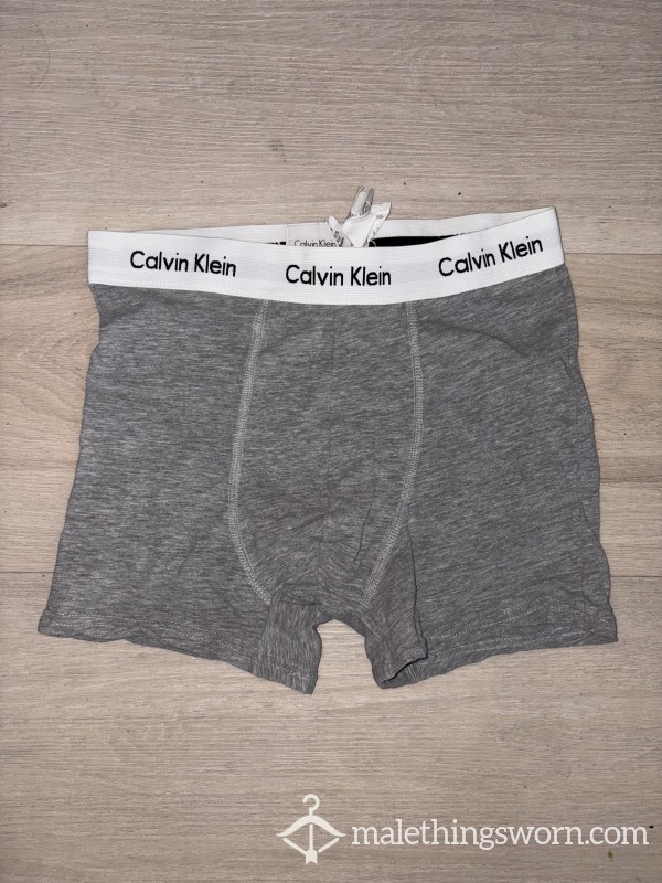 Grey Calvin Klein's Boxer Briefs