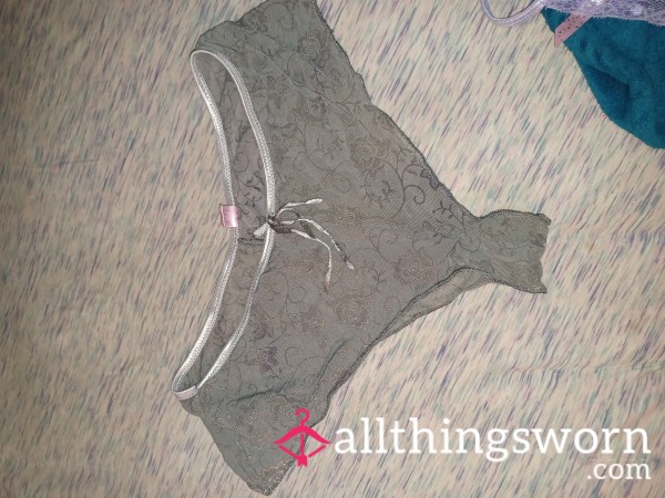 Grey Cheeky Panties
