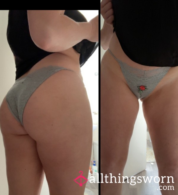 Grey Cotton Cheekies 😘