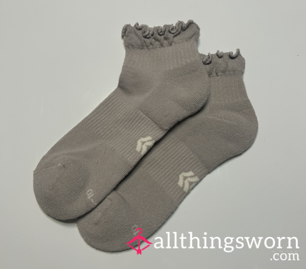 Grey Cotton Crew Socks *shipping Included*