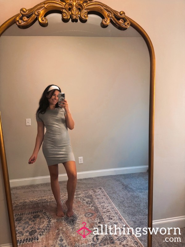 Grey Cotton Dress