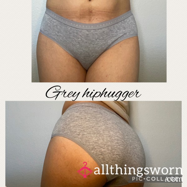 Grey Cotton Hiphugger