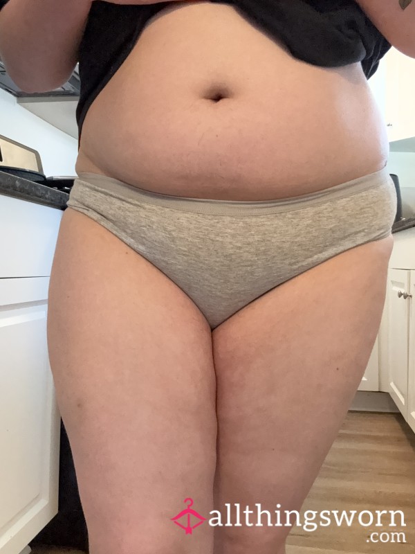 Grey Cotton Panties