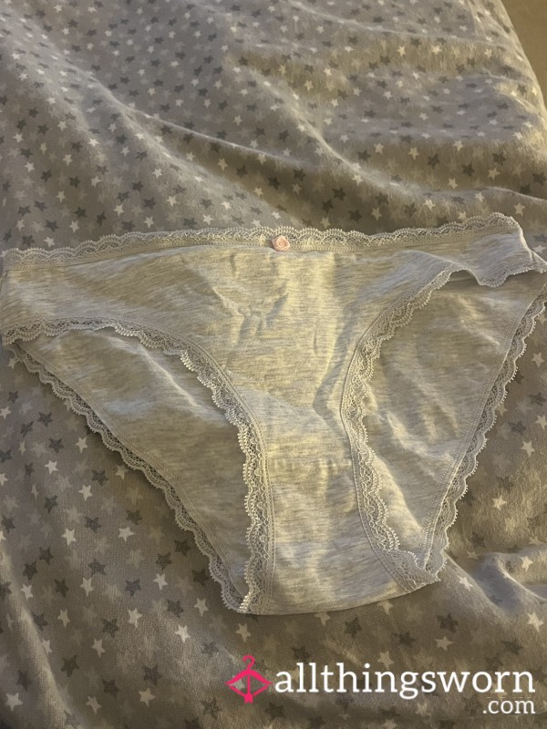 Grey Cotton Panties