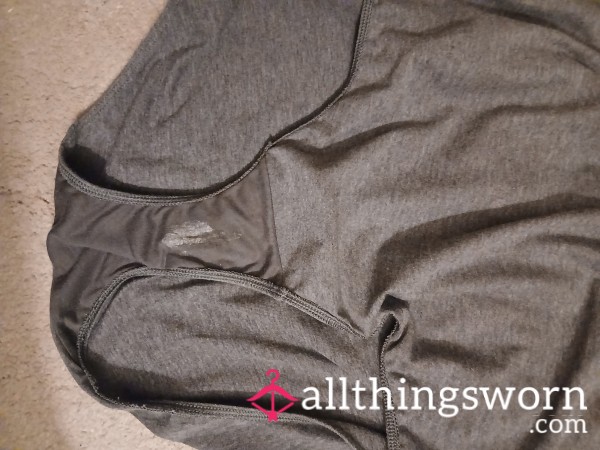 Grey Cotton Pants Size 20. Worn For One Day But Can Wear For Longer If Required. Sealed After Wearing To Lock In My Delicious Fragrance