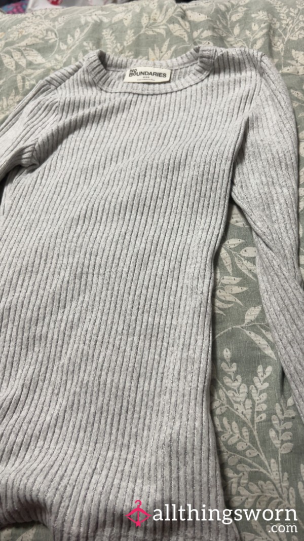 Grey Cotton Shirt XS