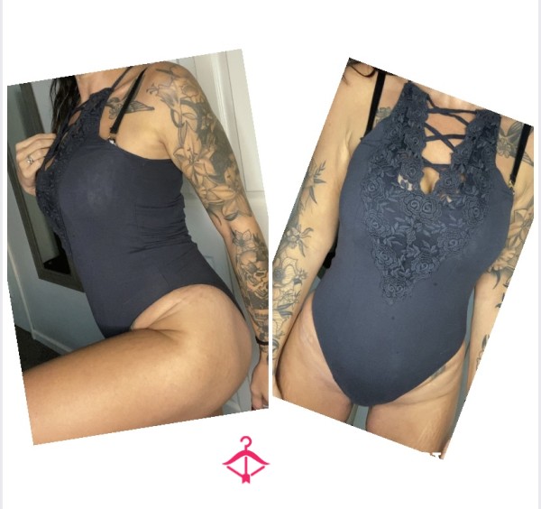 American Eagle Cotton Thong Bodysuit 🩶