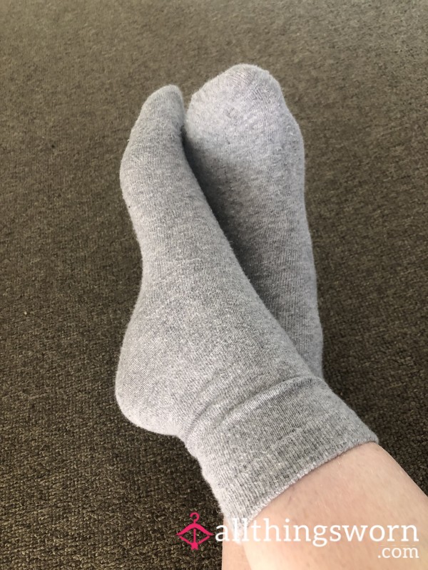 Grey Crew Socks — Worn By Me, Craved By You
