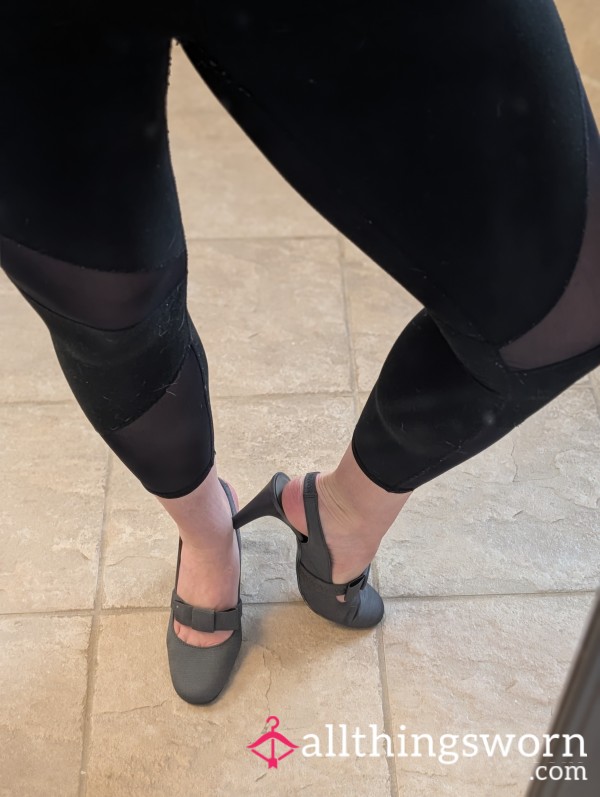 Grey Demure Heels