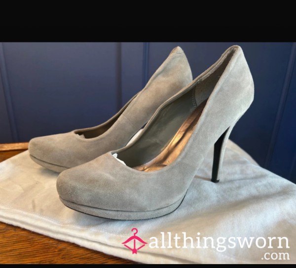 Grey Designer Heels