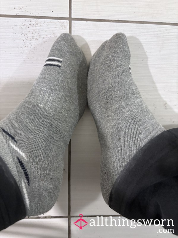 Grey Extra Thick Ankle Socks