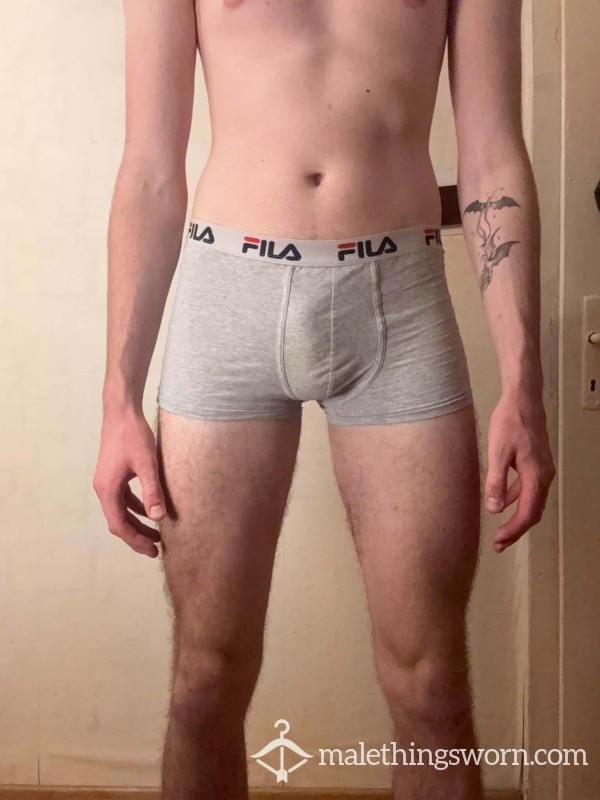 Grey FILA Boxers