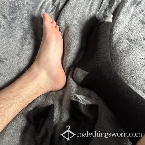 Grey Flight Attendant Socks
