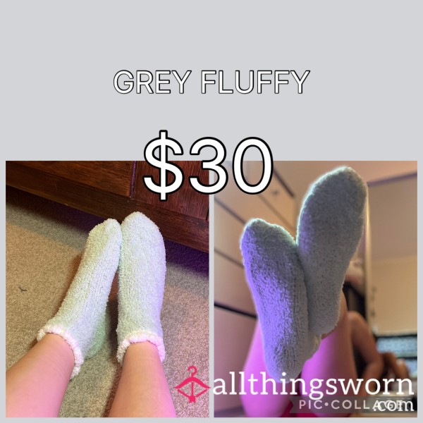 GREY FLUFFY