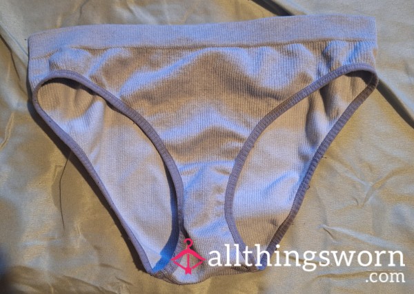 Grey Full Back Panties