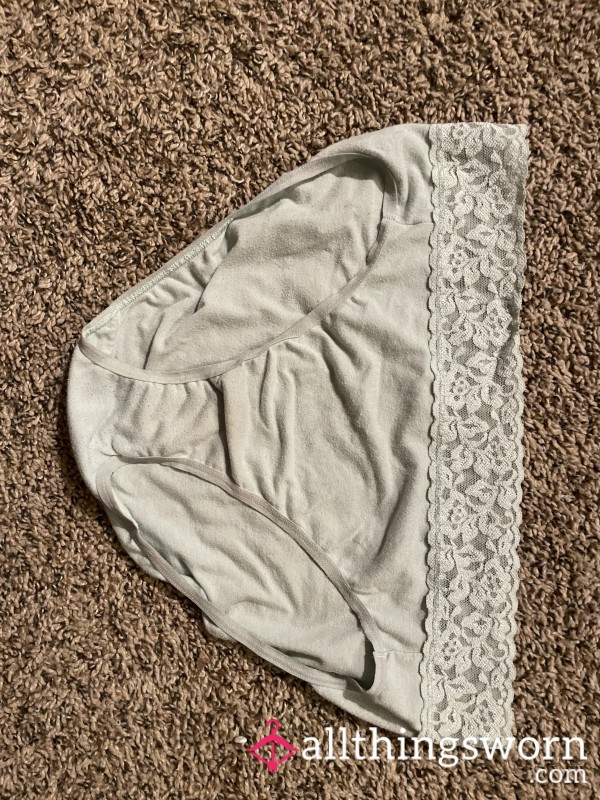 Grey Full-back Panties