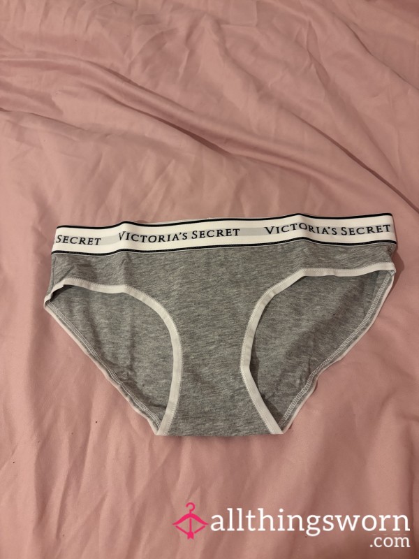 Grey Full Back Victoria Secret Panties