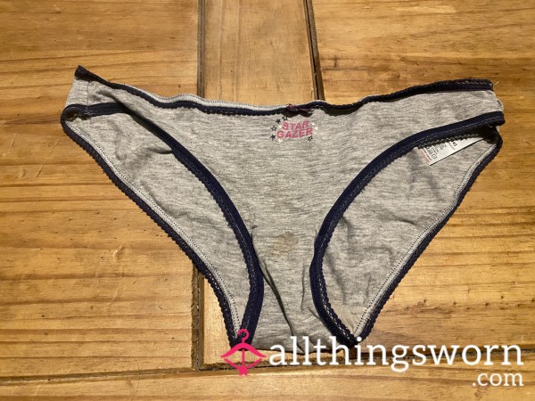 Grey Full B*m Panties