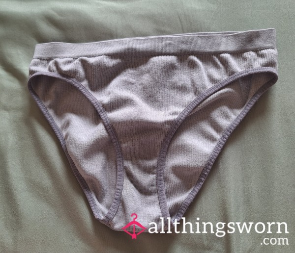 Grey Fullback Panties