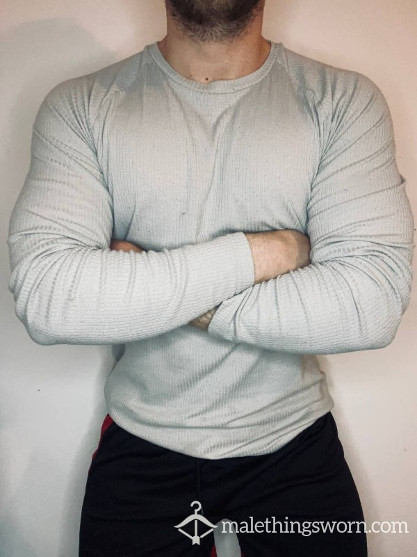 GREY GYM JUMPER