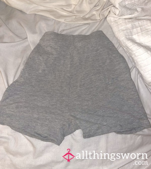 Grey Gym Shorts From School
