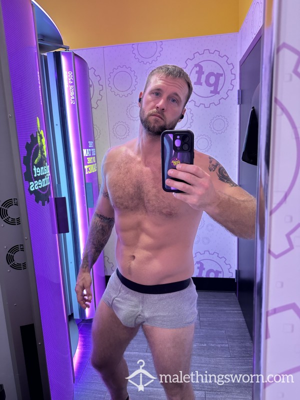 Grey Hanes Briefs