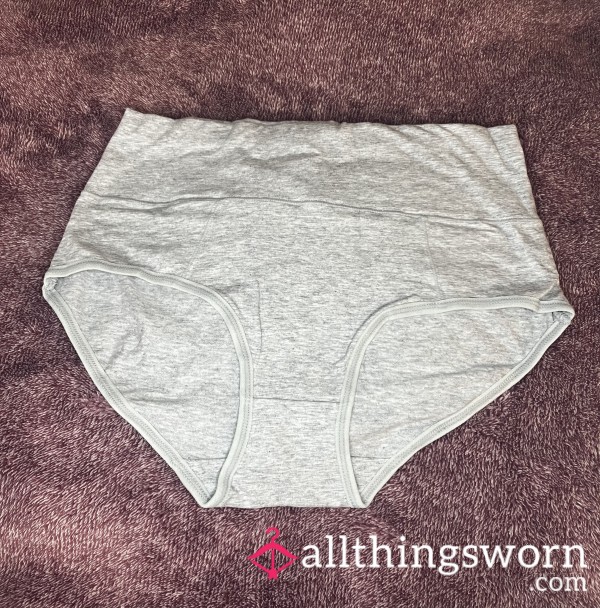 Grey High Waisted Panty! Size M