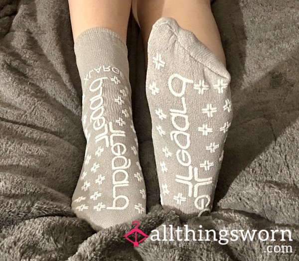 Grey Hosp*tal Socks