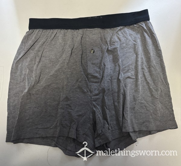 Grey Hanes Boxers Size L