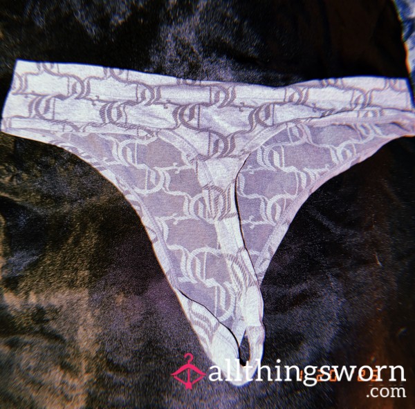 Grey Juicy Couture Thong 3 Day Wear Size SMALL