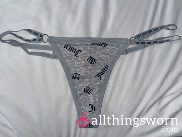 Grey JUICY Thong 🤍🍑
