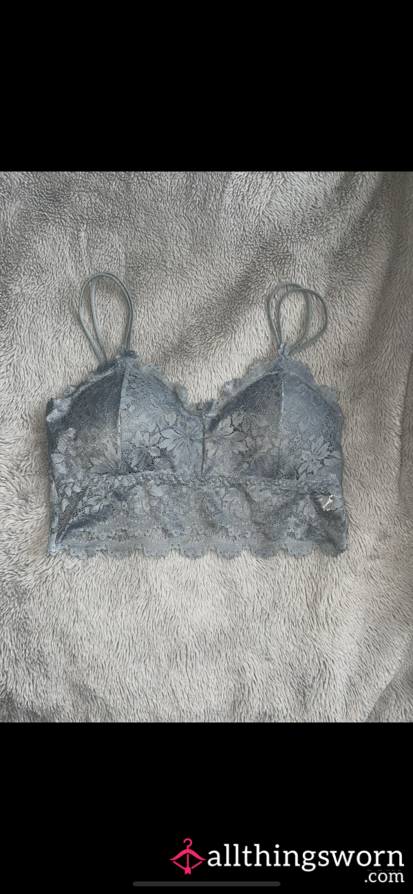 Grey Lace Bra