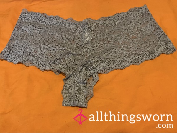 Grey Lacey Hipsters