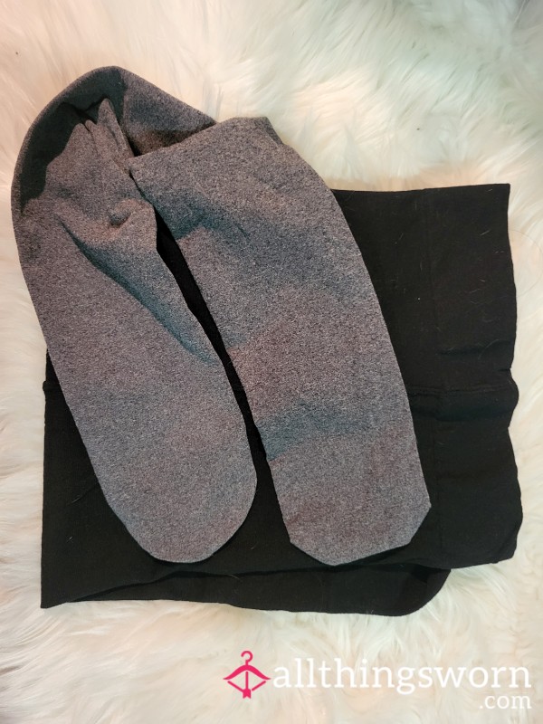 Grey Legged Tights