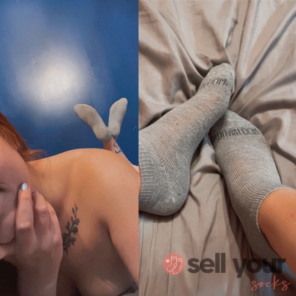 Grey Low Ankle Socks