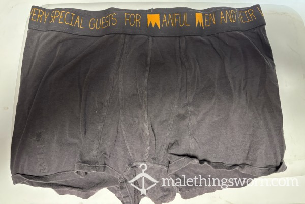 Grey Manful Men Boxer Briefs Size Large
