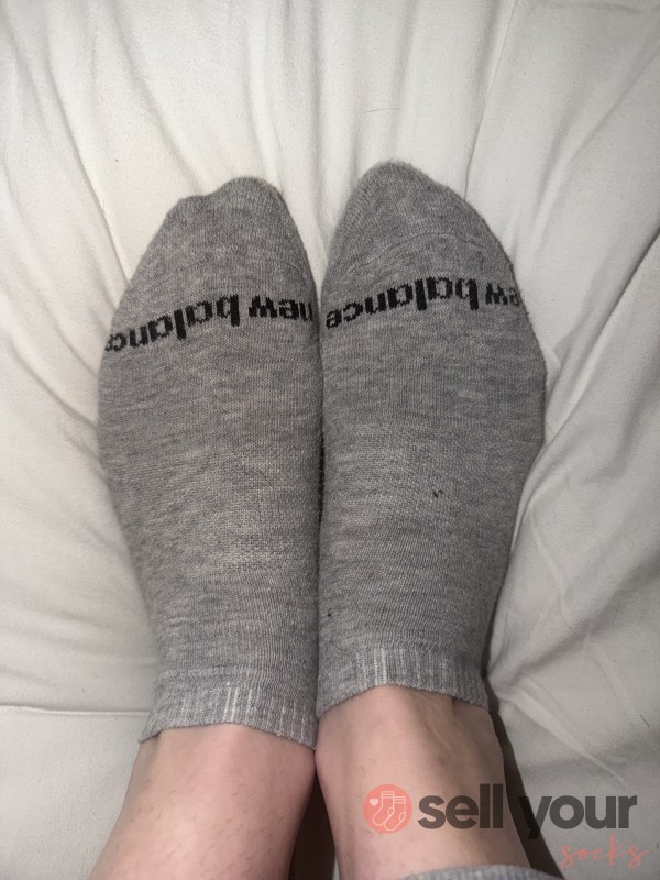 Grey New Balance Socks – Worn On Long Paramedic Shift 👣